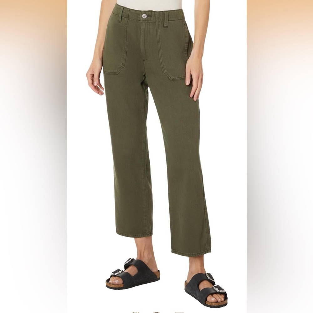 NWT PAIGE Olive Women's Kirby with Covered Buttonfly (28)